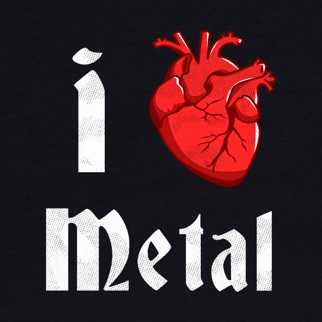 I Heart Metal by dumbshirts